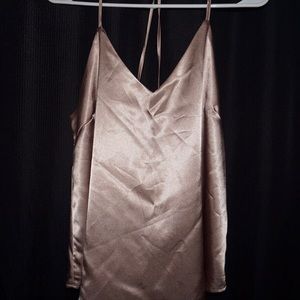 Rose Gold Silky top